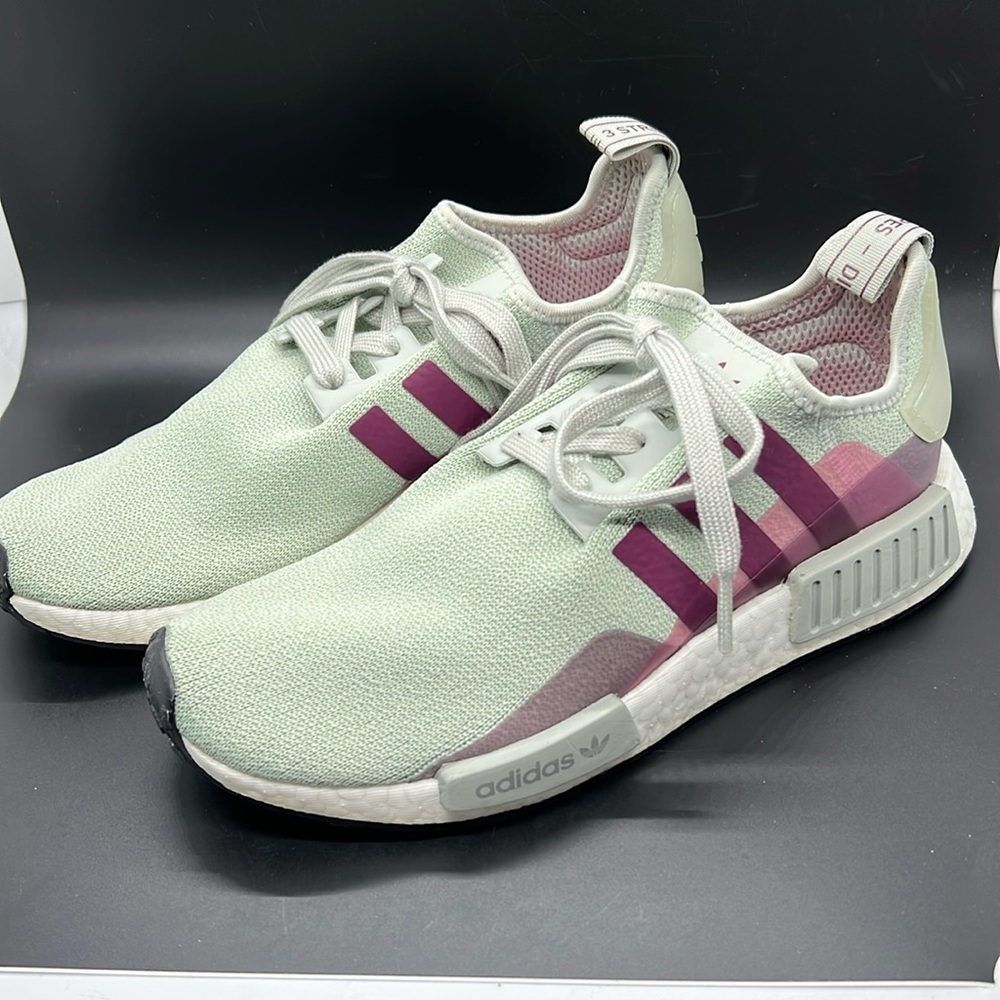 Like New adidas NMD R1 Outdoor Sneakers Pack Ash Silver Sz 9 Women’s